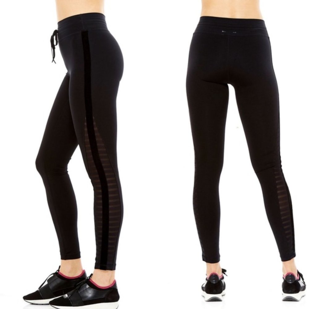 NEW! The Upside Velvet Stripe Yoga Leggings - Picture 2 of 9